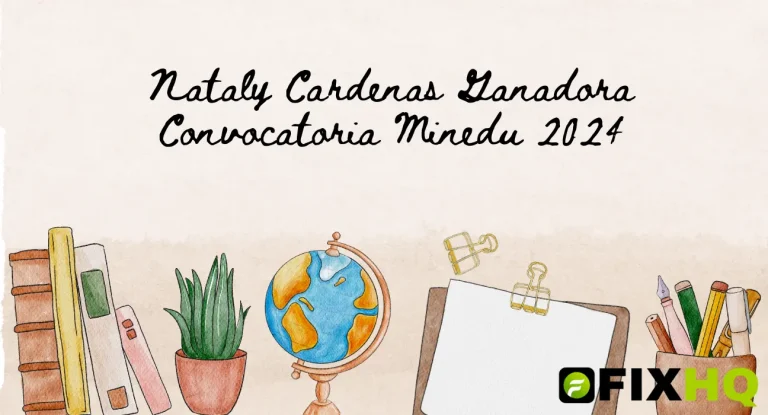 nataly cardenas ganadora convocatoria minedu 2024