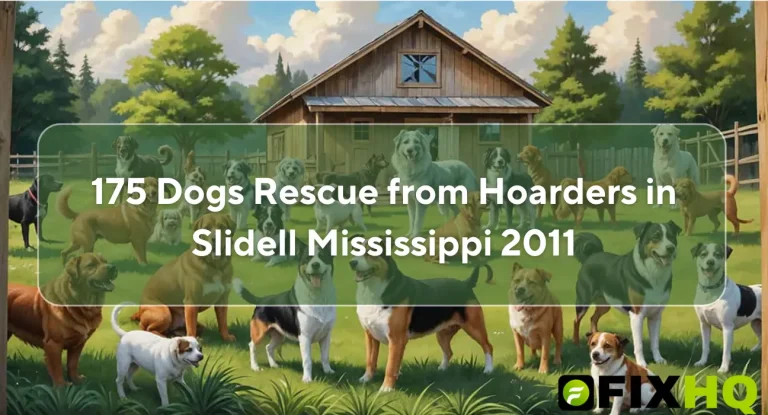 175 Dogs Rescue from Hoarders in Slidell Mississippi 2011