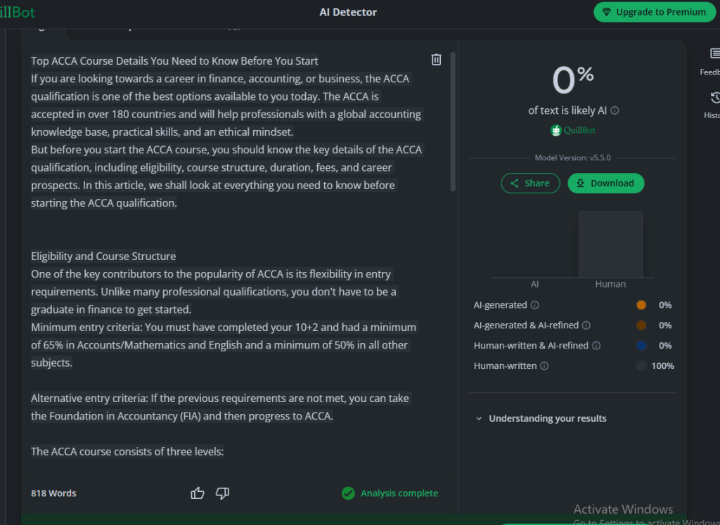 Top ACCA Course Details You Need to Know Before You Start